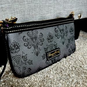 Disney Dooney & Bourke Haunted Mansion Wallpaper Wristlet